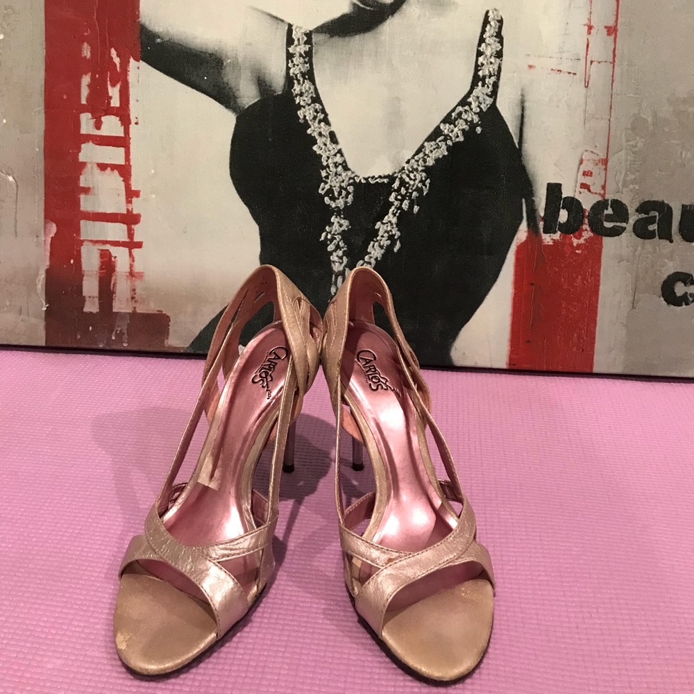 Pink Heels by Carlos Santana size 7 1/2